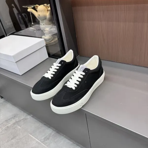 Saint Tears Low-Top Suede Sneakers Pink White - 7