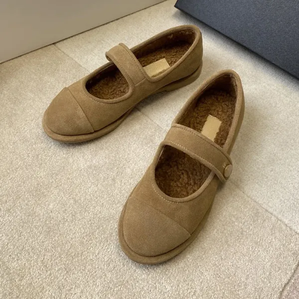 Gucci Horsebit Loafer Slippers Black Faux Suede Shearling-Trimmed Slip-Ons - 4