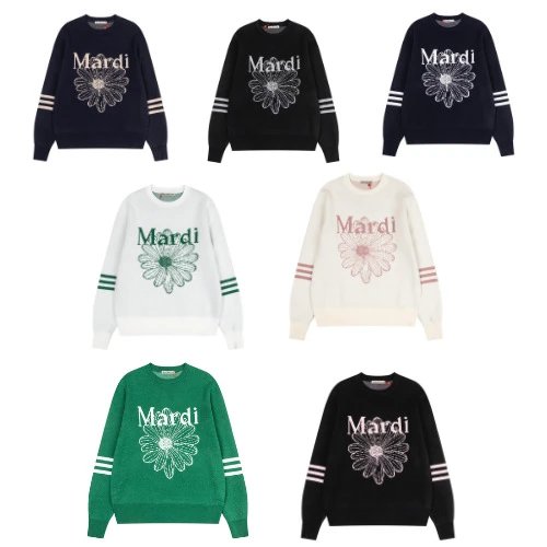 Daisy Knit Crewneck Sweater