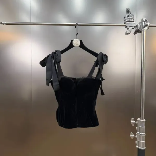 Chanel White Corset Top with Camellia Flower Detail - 25