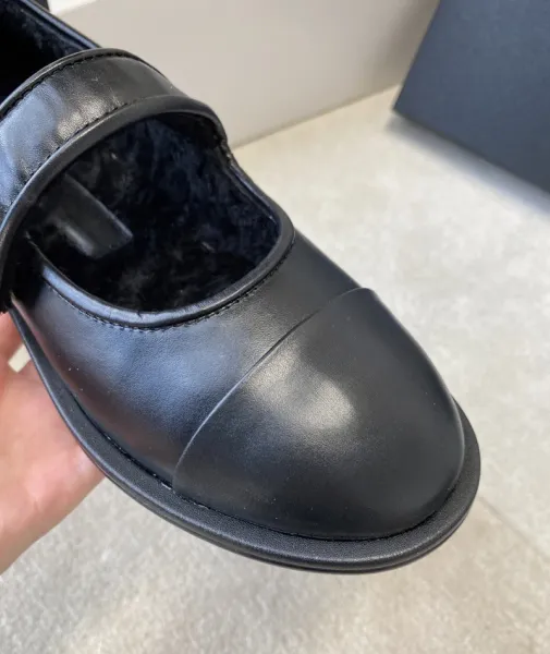 Gucci Horsebit Loafer Slippers Black Faux Suede Shearling-Trimmed Slip-Ons - 29
