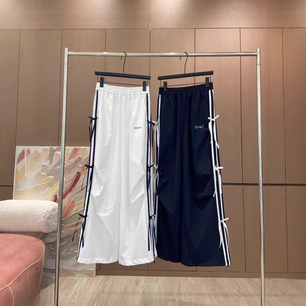 Butterfly Tie Casual Pants