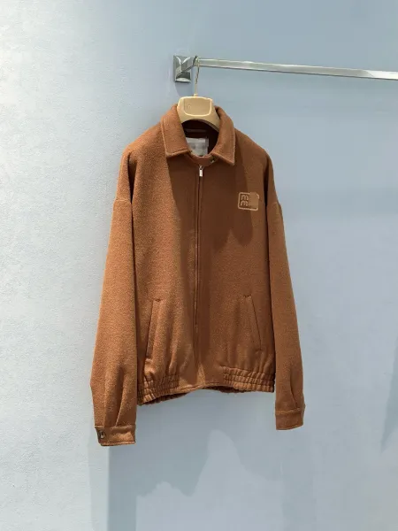 Stone Island Fleece Zip-Up Jacket Camel Outerwear - 4