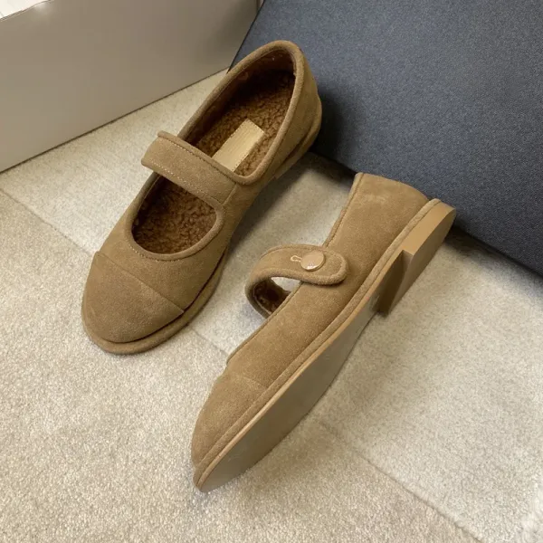 Gucci Horsebit Loafer Slippers Black Faux Suede Shearling-Trimmed Slip-Ons - 6