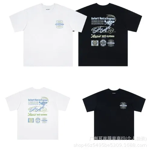 Carhartt Work In Progress Multi-Logo Graphic Black T-Shirt - 8