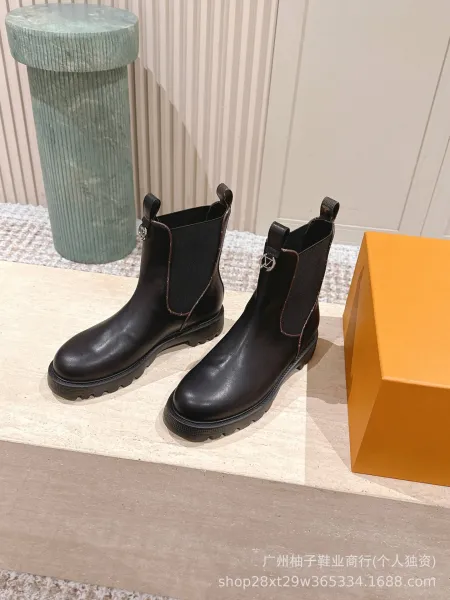 Louis Vuitton Monogram Chelsea Boots Brown - 3