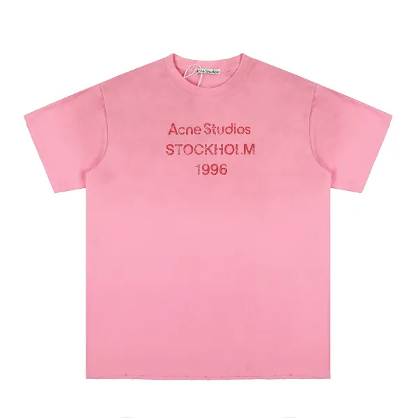 Acne Studios Stockholm 1996 Distressed Print T-Shirt - 9