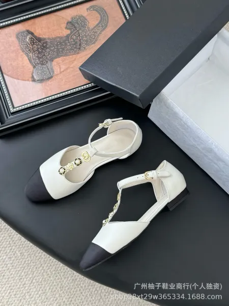 Chanel CC Camellia Embellished Mary Jane Heels Black - 6