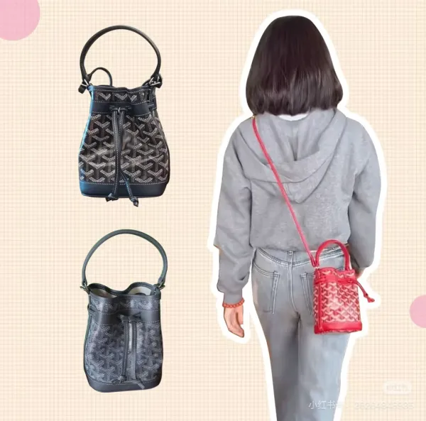 Goyard Saint Louis Mini Bucket Bag White - 4