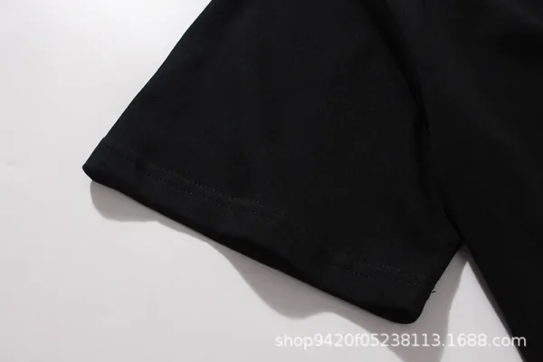 Amiri Oversized Logo Print Black T-Shirt - 10
