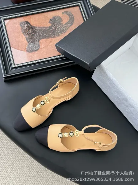 Chanel CC Camellia Embellished Mary Jane Heels Black - 10