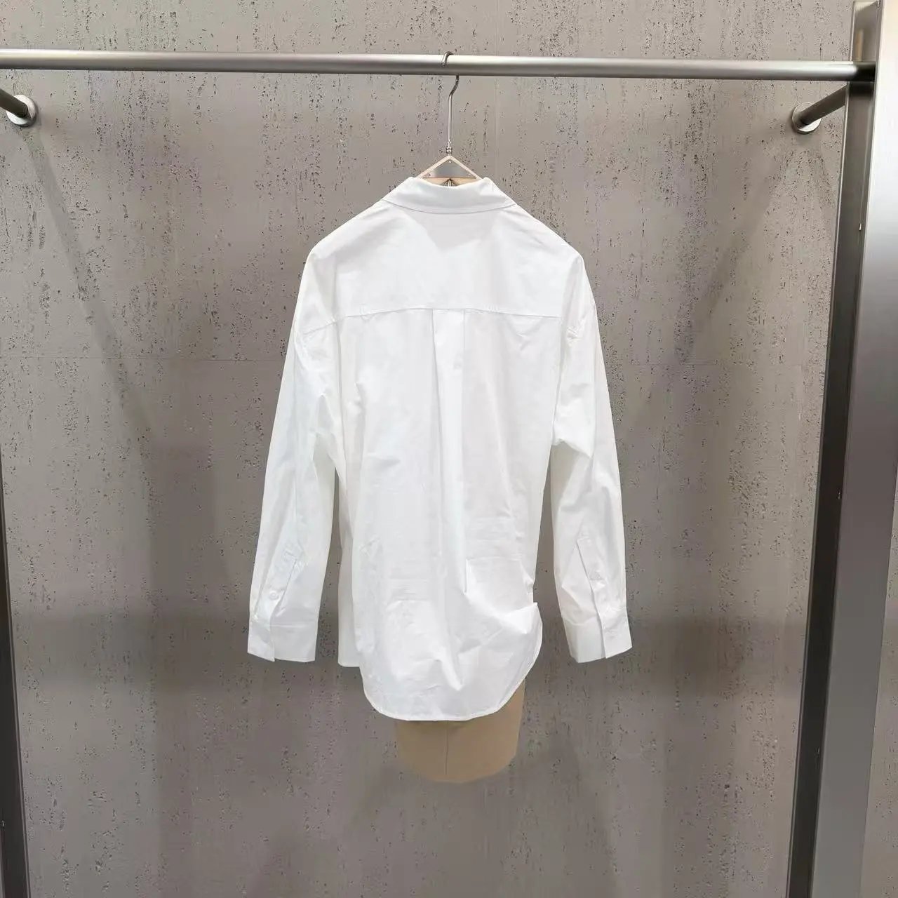Off-White Twisted Front Shirt White - 8