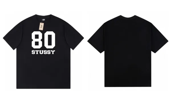 Stussy '80' Graphic T-Shirt Black - 1