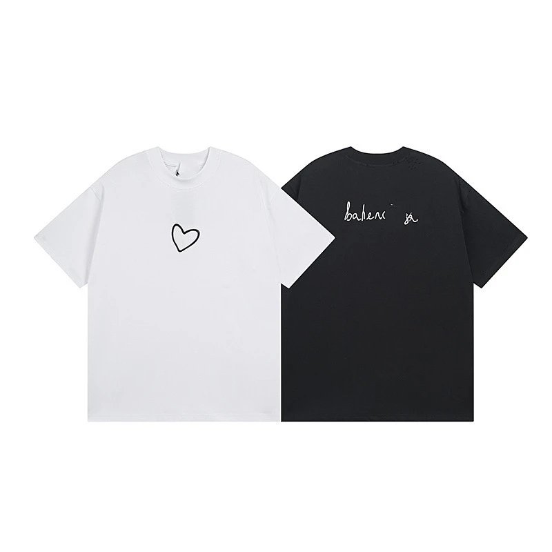 Saint Tears Heart Outline Pink T-Shirt - 25
