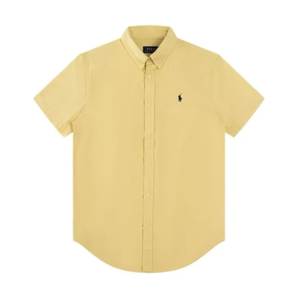 Polo Ralph Lauren Striped Short-Sleeve Button-Down Shirt - 15