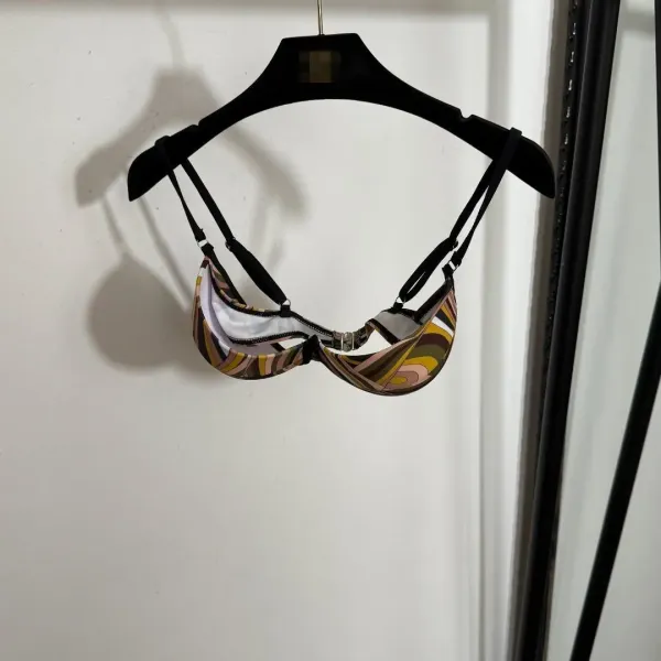 Philipp Plein x Pucci-Style Swirl Print Set: Bra, Thong, and Slip Dress - 5