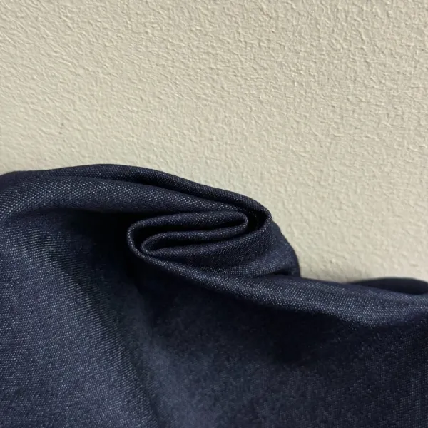 Denim A-Line Midi Skirt in Navy - 10