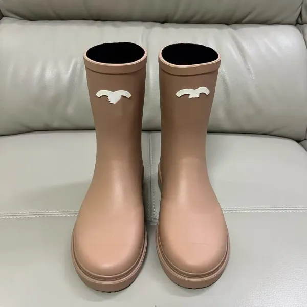 Saint Tears Eagle Logo Rain Boots Black - 10