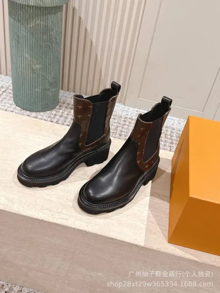 Louis Vuitton Monogram Chelsea Boots Brown - 10
