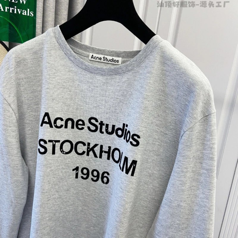 Acne Studios Stockholm 1996 Burgundy Sweatshirt - 15