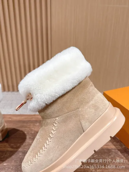 UGG Moccasin-Style Shearling Slippers Brown - 14