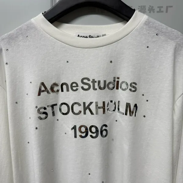 Acne Studios Stockholm 1996 Rhinestone-Embellished Black Sweatshirt - 11