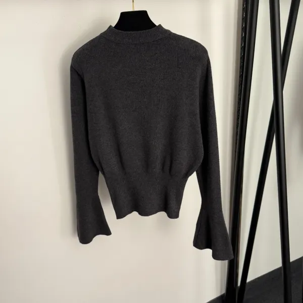 Saint Tears Knit Set Charcoal Gray Sweater and Pants - 6