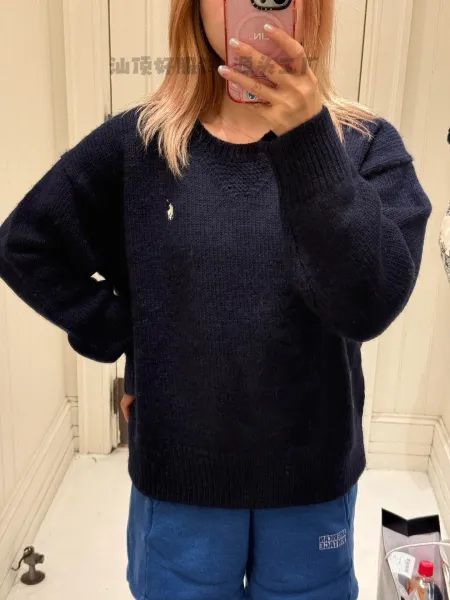 Polo Ralph Lauren x Tokyo Limited Edition V-Neck Knit Sweater Navy - 18