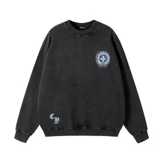 Gallery Dept. Cross Print Washed Black Hoodie - 4