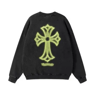 Gallery Dept. Cross Print Washed Black Hoodie - 15
