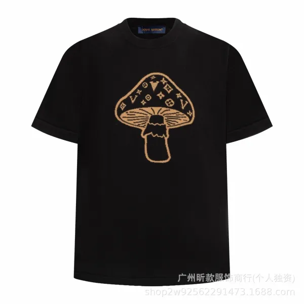 Louis Vuitton Mushroom Monogram T-Shirt Black - 4