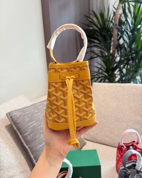 Goyard Saint Louis Mini Bucket Bag White - 8