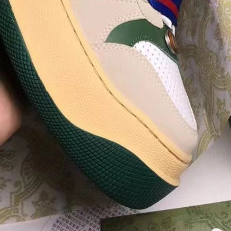 Gucci Rhyton Sneakers Beige Green Yellow Sneakers