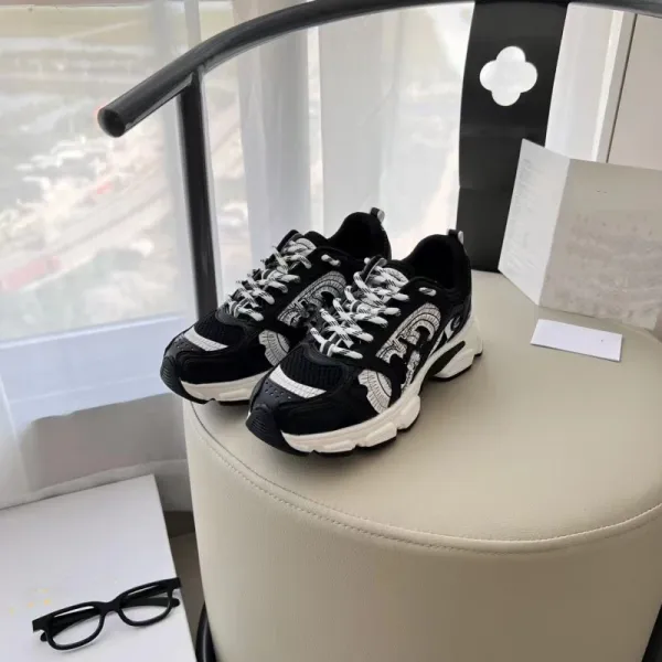 Off-White Diagonal Arrow Mesh Chunky Sneakers Beige Gold Multicolor - 13