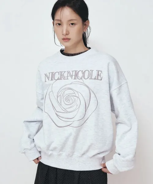 NickNicole Rose Graphic Hoodie White - 20