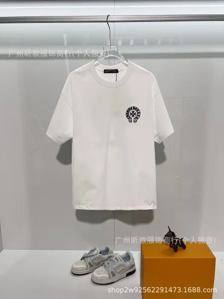 Chrome Hearts Logo Print White T-Shirt - 12