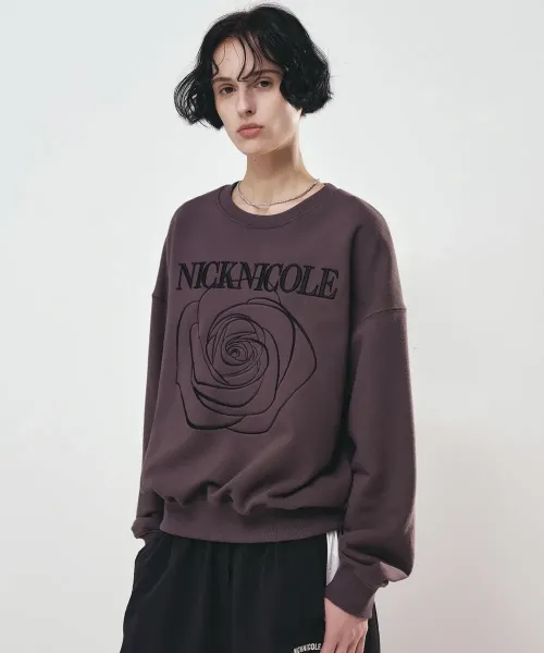 NickNicole Rose Graphic Hoodie White - 40