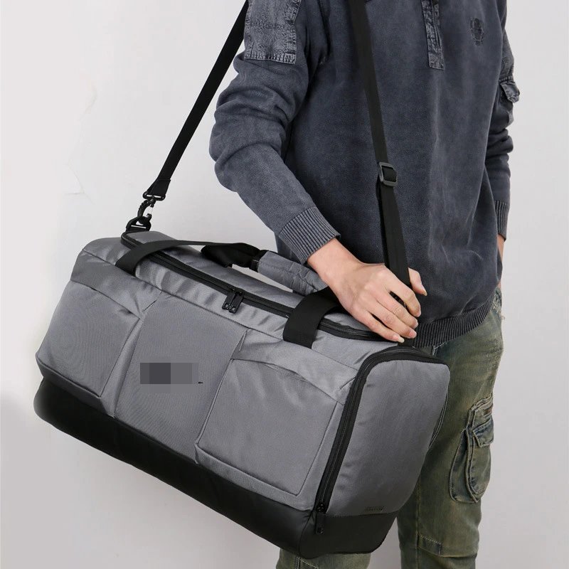 Design Utility Duffle Bag Gray/Black - 6