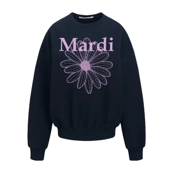 Maison Margiela Mardi Daisy Print White Hoodie - 12