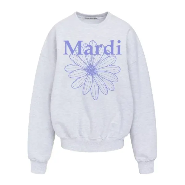 Maison Margiela Mardi Daisy Print White Hoodie - 28