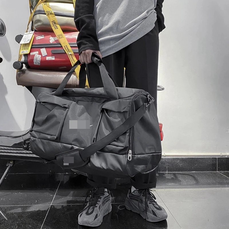 Design Utility Duffle Bag Gray/Black - 4