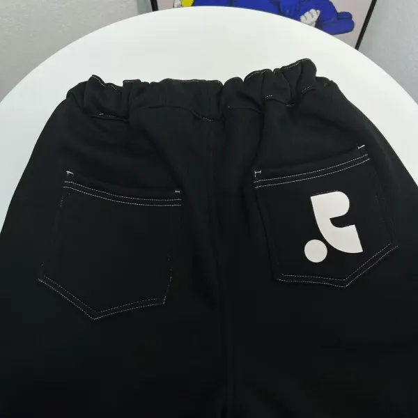 Digital Pionker Logo-Embroidered Black Sweatpants - 20