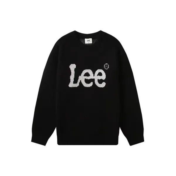 Lee Logo Knit Sweater Gray - 7