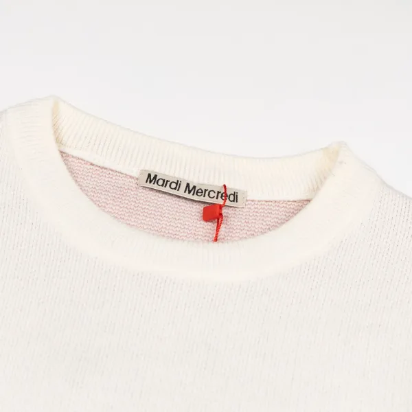 Maison Margiela Daisy Embroidered Sweater Black - 18