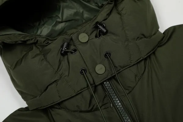 Polo Ralph Lauren Puffer Hooded Jacket Army Green Down-Jacket - 30