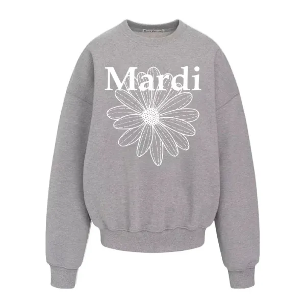 Maison Margiela Mardi Daisy Print White Hoodie - 14