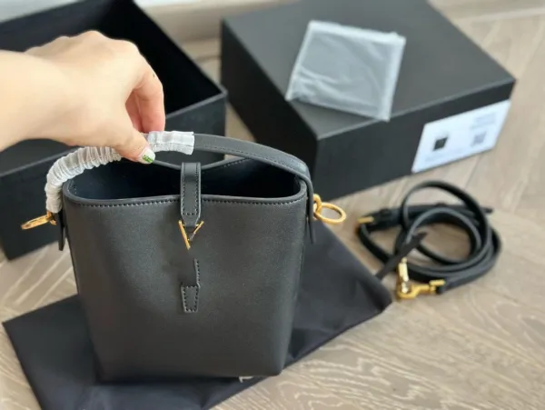 Saint Tears Mini Bucket Bag Black Handbag - 3