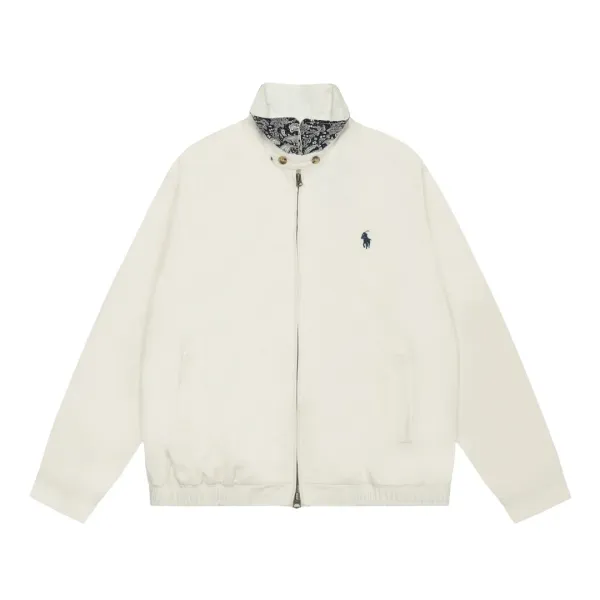 Polo Ralph Lauren Reversible Coach Jacket Off-White - 5
