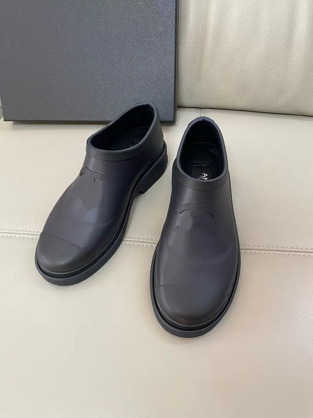 Alyx x Saint Tears Rain Boots Black Rubber Slip-On Shoes