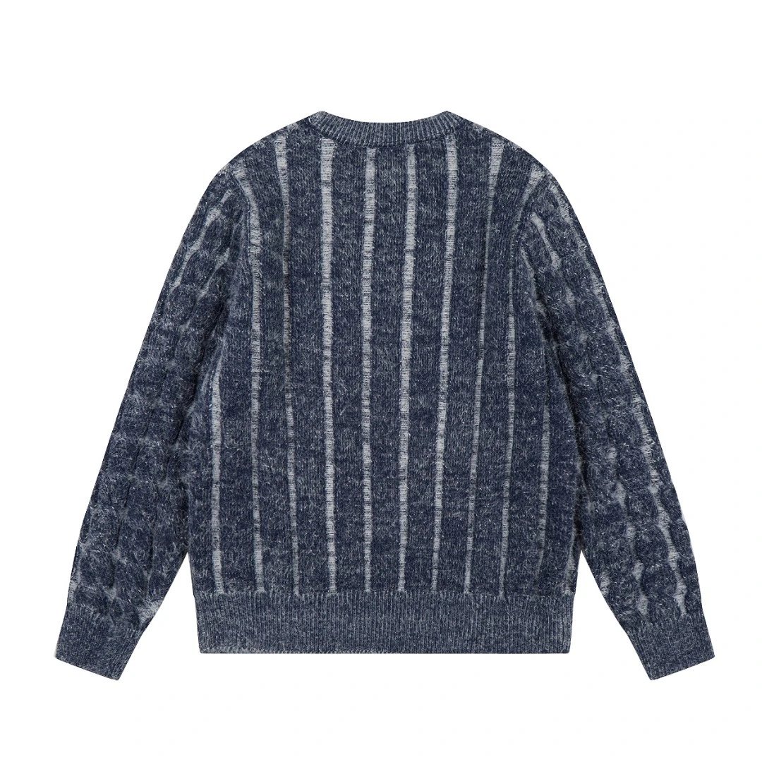 Polo Ralph Lauren Cable Knit Sweater Charcoal Gray Sweater - 14